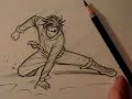 how to draw a manga fight pose  pt  2 