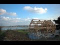 Oak frame raising - Brittany, France