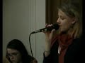 Carina Kirchner singing at an opening - BORG Innsbruck