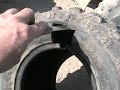 redneck atv tire change method