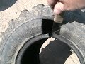 redneck atv tire change method