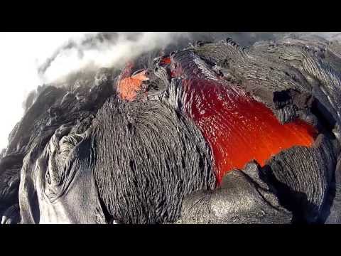 12 10 11 Lava Flow Hawaii Kilauea Volcano Lava Flow GoPro Hero 2