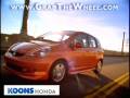 Low APR 2009 Used Fit Koons Honda Dealership Washington DC