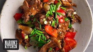 Peppered beef stir fry