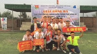Bế mạc Giải bóng đá các CLB thanh niên TP Uông Bí lần thứ nhất năm 2016.