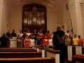 composer eric whitacre conducts ole miss concert singers (don trott, director) on 