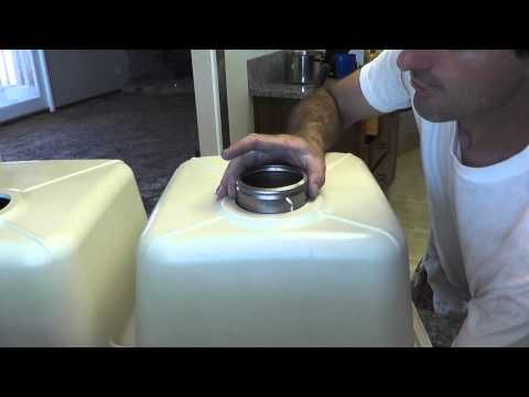 how to drain garbage disposal