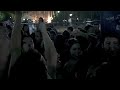 Obama wins and people celebrate outside the White House Obama wins and people celebrate outside the White House