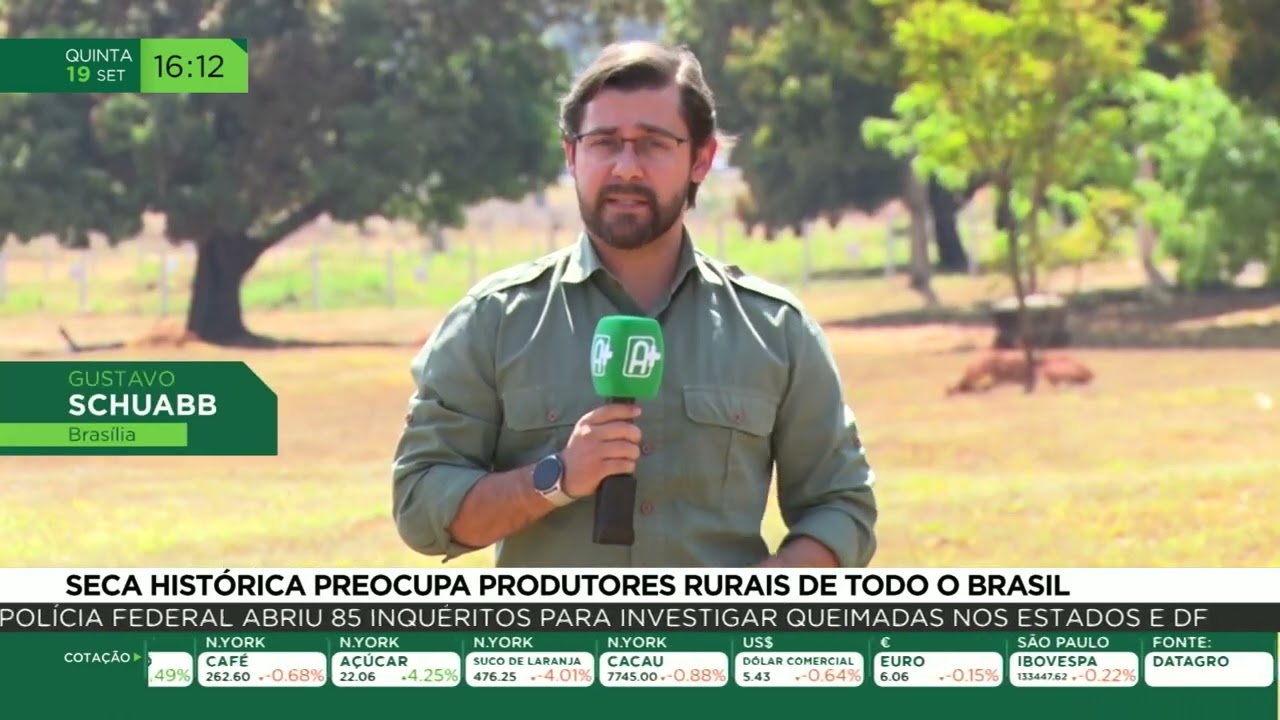 Seca histórica preocupa produtores rurais de todo o Brasil