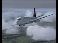 fs2004 737-200 (tinmouse) flight near Mayon volcano Legaspi.