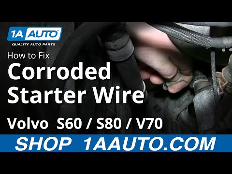 Volvo S60 S80 V70 Corroded Starter Wire Engine Will Not Crank or Turn Over