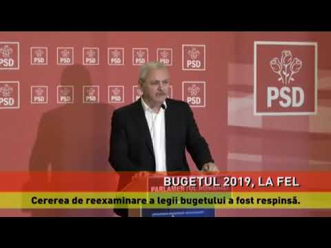 Reexaminarea legii bugetului, respinsă de Parlament