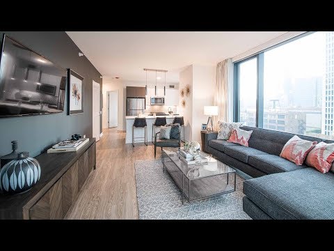 A -12 one-bedroom model at The Paragon, a new, amenity-rich South Loop tower A -12 one-bedroom model at The Paragon, a new, amenity-rich South Loop tower