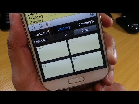 how to locate clipboard on samsung galaxy s4