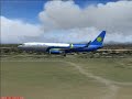 737-800 Landing in Rome