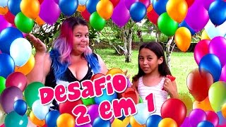 Desafio da bexiga 2 em 1