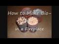 How to Make Bio-Char in a Fireplace