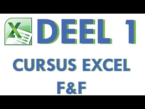Excel Geavanceerde functies en formules Deel 1