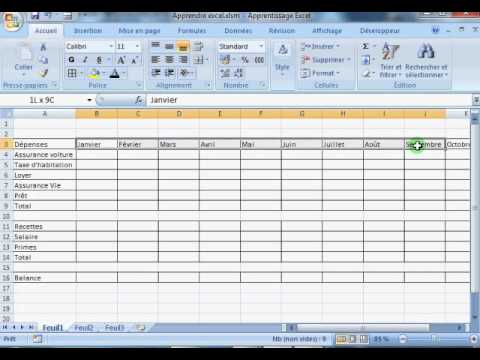 how to budget with excel