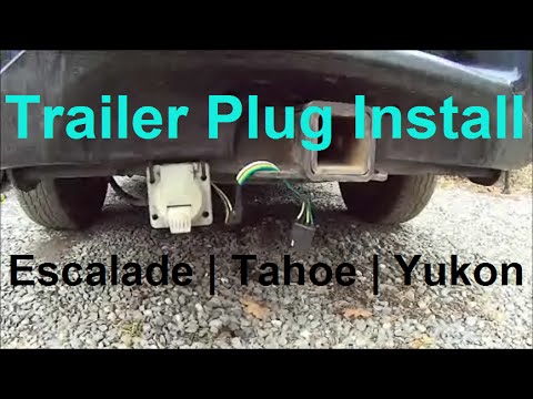 Trailer Wiring | Escalade Tahoe Yukon  | 7 pin & 4 pin | How To