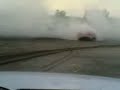 lamborghini murcielago donuts till tyres burst