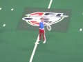 rubber boy at the saber cats game
