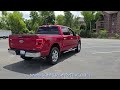 Used 2022 Red Metallic FORD XLT 4WD SUPERCREW 5.5' BOX video 1