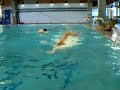 Amputee Swimming Front Crawl or Freestyle