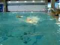 Amputee Swimming Front Crawl or Freestyle