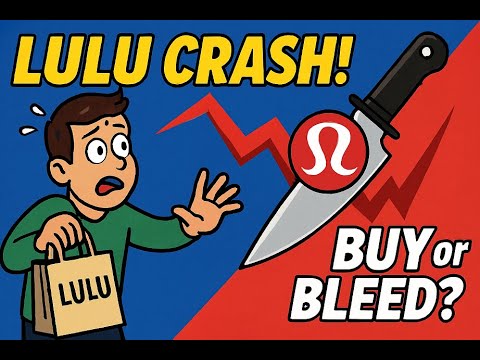Lululemon Stock Crash! Buy the Dip or Falling Knife ??LULU Analysis & Price Targets