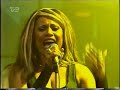 live i dansk tv 2001
the band is claes antonsen drums, s�ren runge keyboards, jens runge guitars and lars danielsson bass.