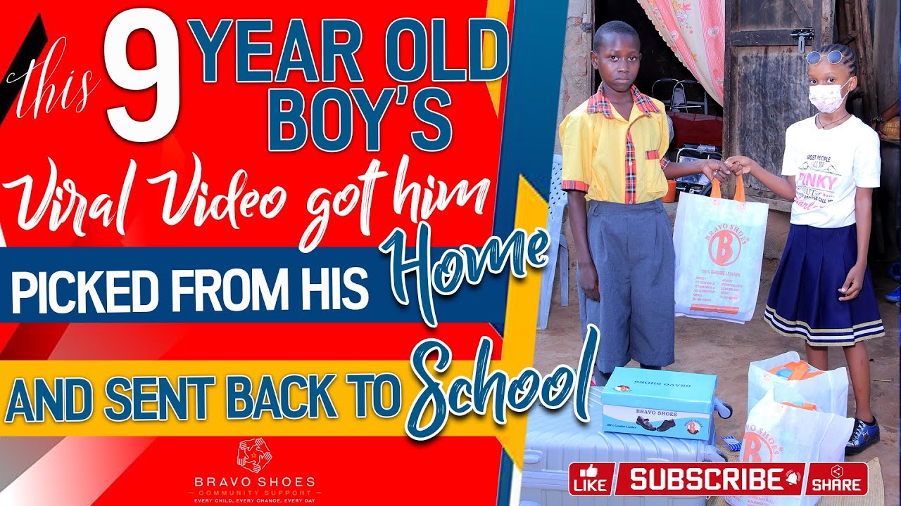 This 9-year-old boy's viral video got him picked from his home and sent back to school