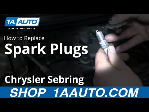 How To Install Change Replace Spark Plugs 2001-06 Chrysler Sebring 2.7L