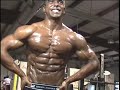 Bodybuilder Brent Kutlesa poses upper body