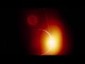 A solar eclipse viewed from the Moon