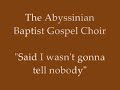 a legendary choir too.

alex bradford once was director and founder.
