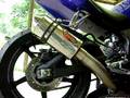 street extreme exhaust on a 2007 yamaha r6s baffle out