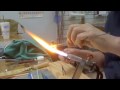 Lampwork butterfly demo by Laurie Ament.