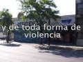 Mural sobre La Marcha Mundial por la Paz y la No Violencia