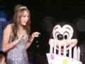 Hannah Montanas Miley Cyrus Celebrates Her Sweet 16 at Disneyland with Friends and Fans