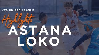 Hightlits of the match — VTB United league: «Astana» vs «Lokomotiv Kuban»