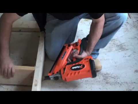 how to fasten wall frame to concrete floor