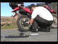 CruzTools products and adjusting dual-sport chain and tires CruzTools products and adjusting dual-sport chain and tires