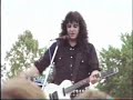 at the conclusion of this song, warner throws his guitar down in disgust, after having blowing 2 amplifiers during the show and having trouble with a 3rd.  fairview park, normal, illinois - july 4, 1987