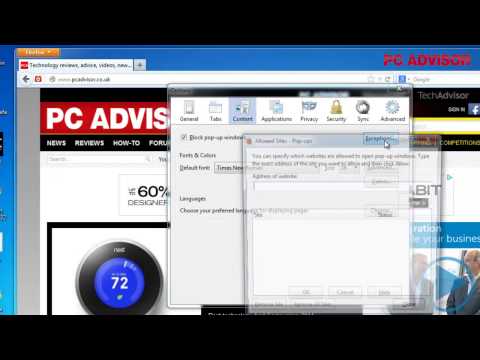 how to eliminate pop ups