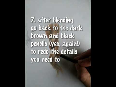 how to draw wavy hair step by step