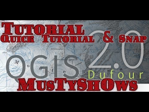 how to snap qgis