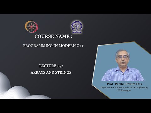 Lecture 03: Arrays and Strings