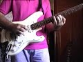Guitar Synthesizer E-Blues Improvisation