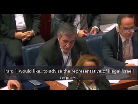 An Iranian Sinner Takes the Floor at the U.N., NYC, 11-10-2017